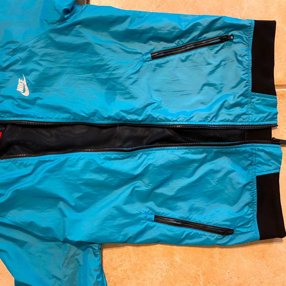 Nike bomber jacket small teal